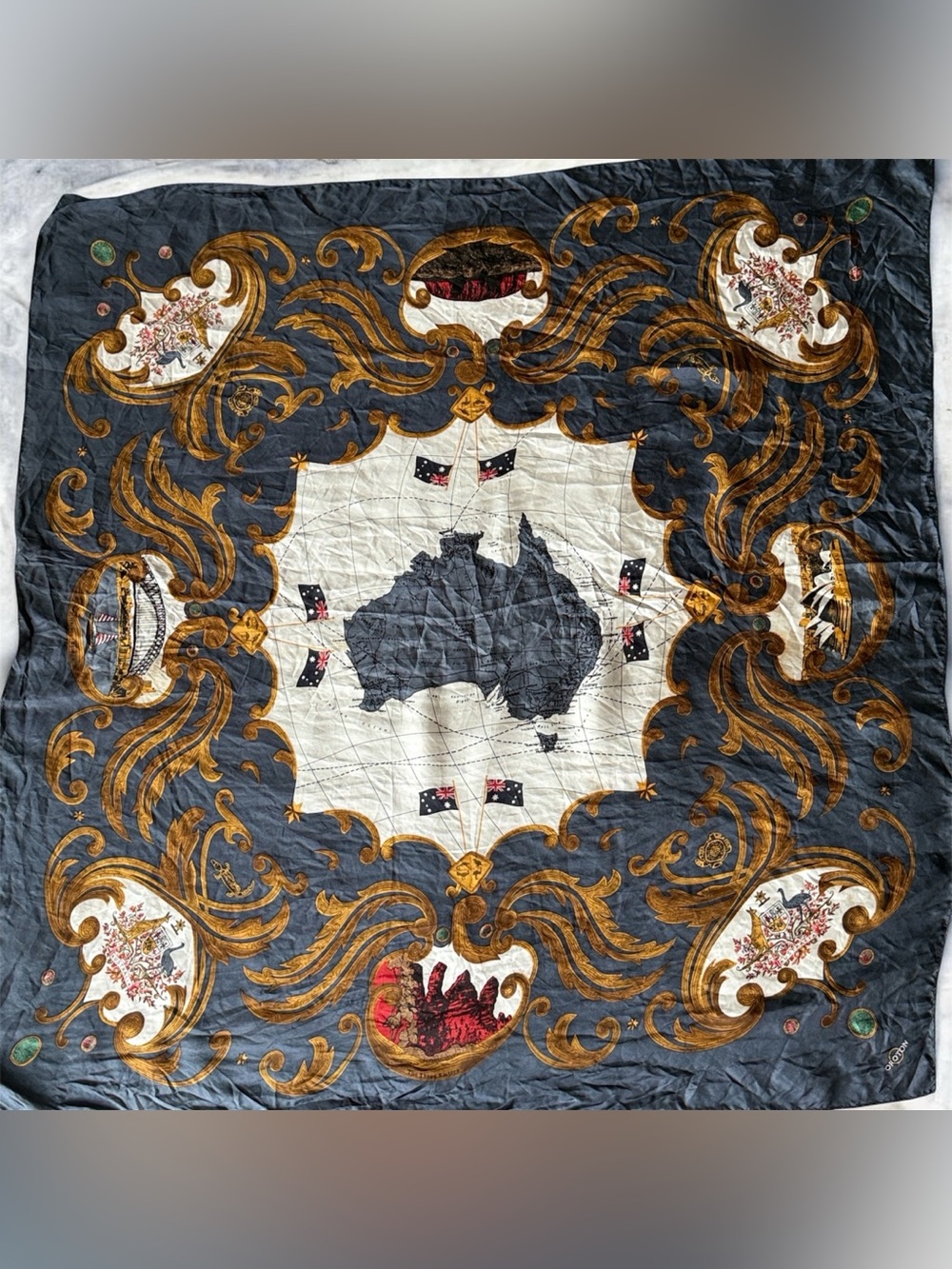 Oroton Australia Silk Scarf!